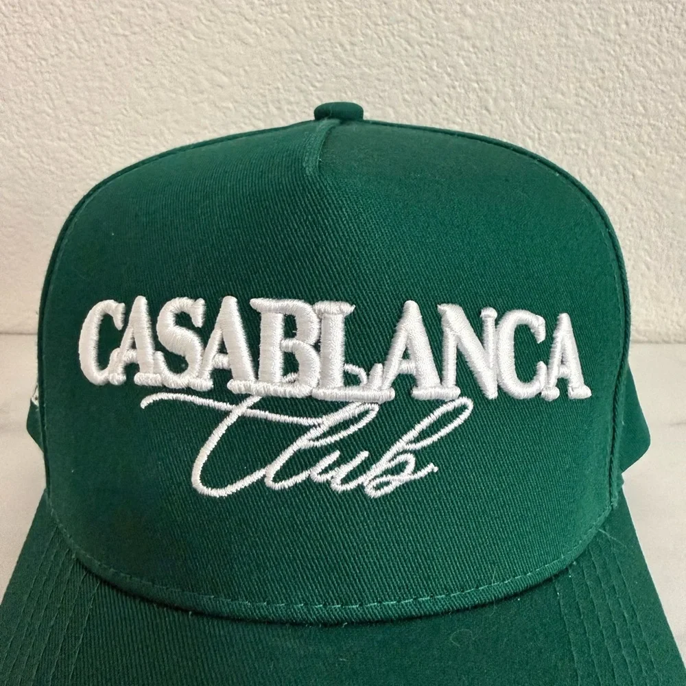 Casablanca Green Baseball Cap - Picture 4 of 5